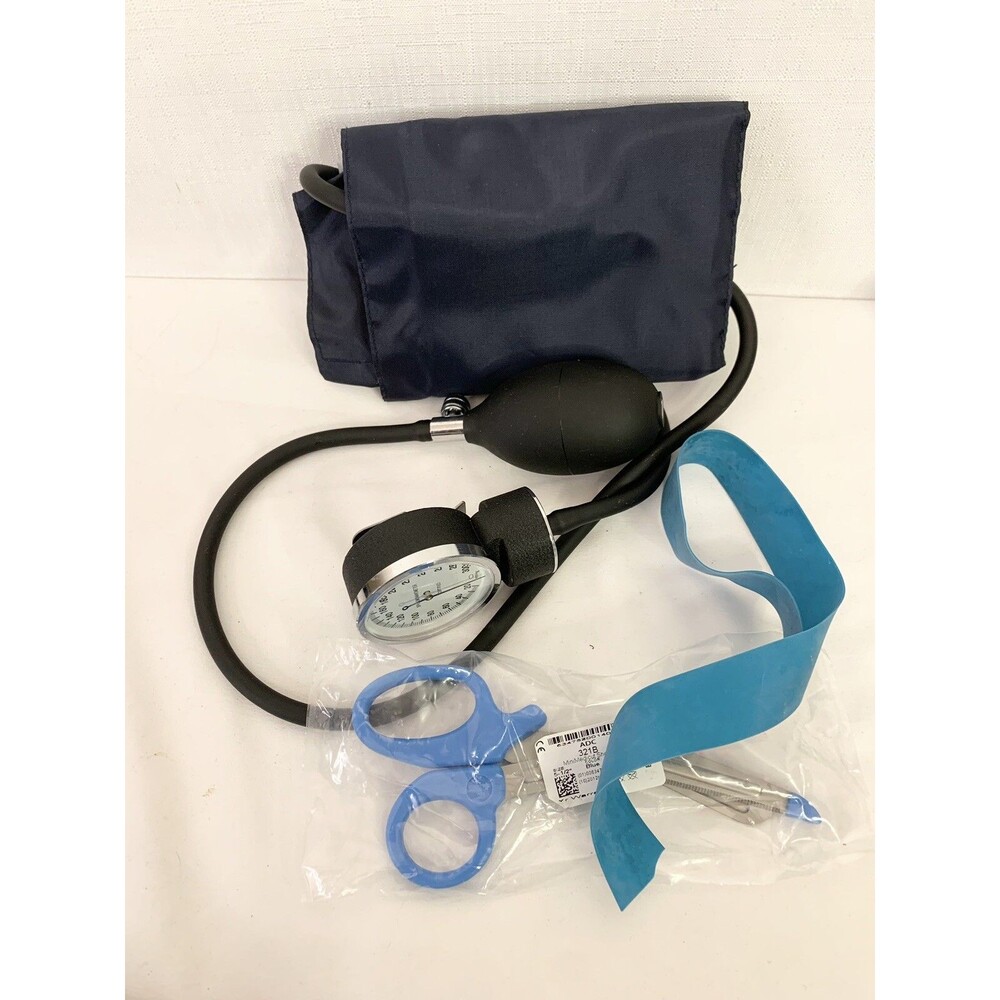 Fortis Medical Sprague Sphygmomanometer Blood Pressure Nurse Kit Band Scissors